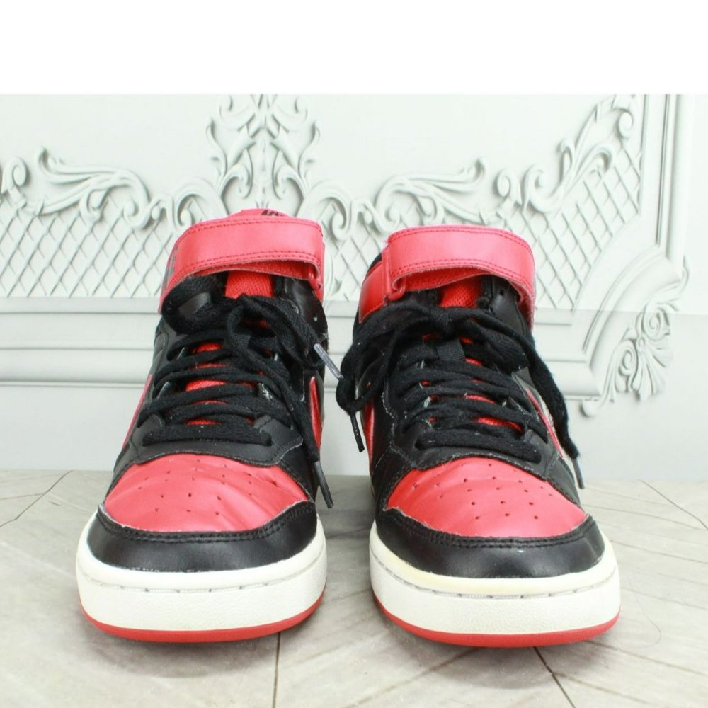 Nike Court Borough Mid 2 Multicolor Leather Basketball Sneakers Shoes Sz 6 Youth - Picture 4 of 9